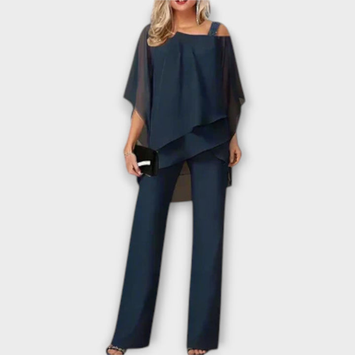 Marini | Set da sera in chiffon