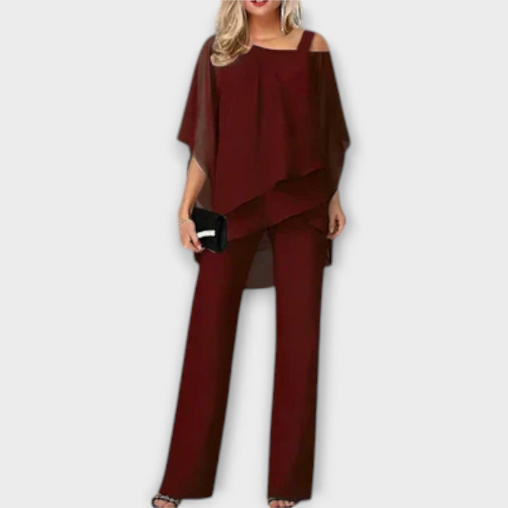 Marini | Set da sera in chiffon