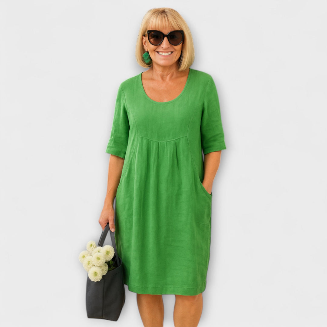 Marini | Abito in lino elegante da donna