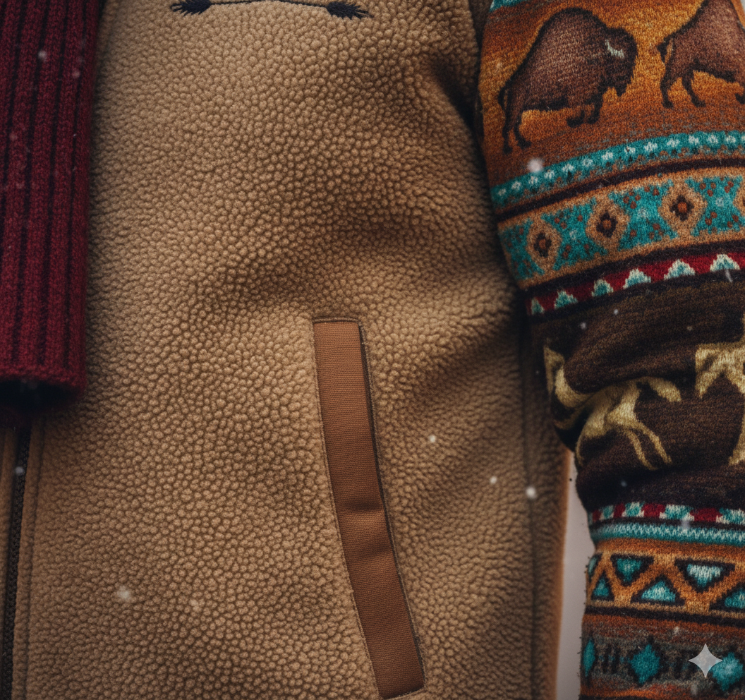 James™ – Heritage Fleece Jacket for Winter Warmth