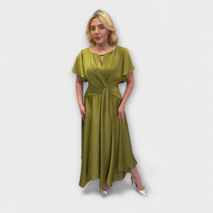 Marini | Abito drappeggiato elegante da donna