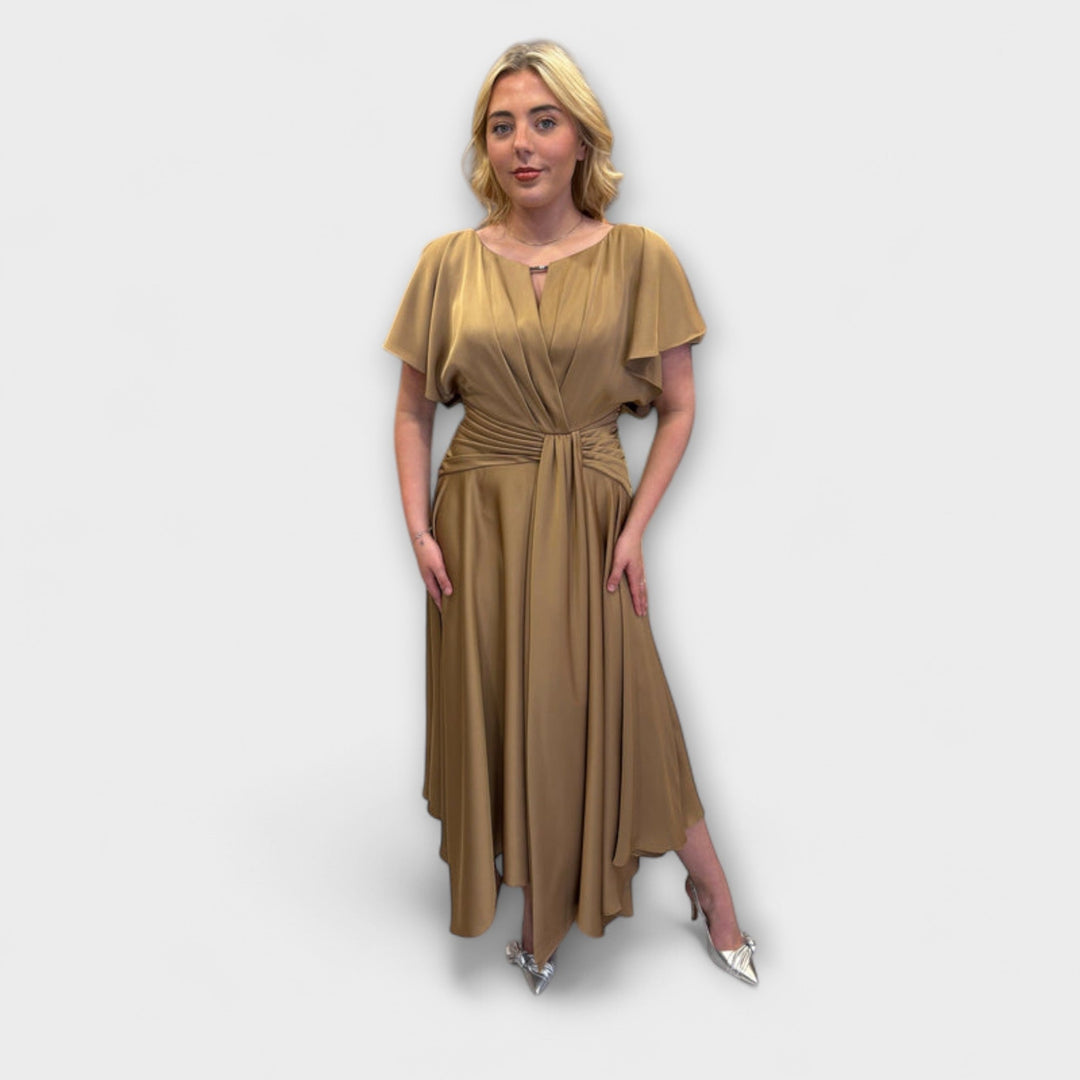 Marini | Abito drappeggiato elegante da donna
