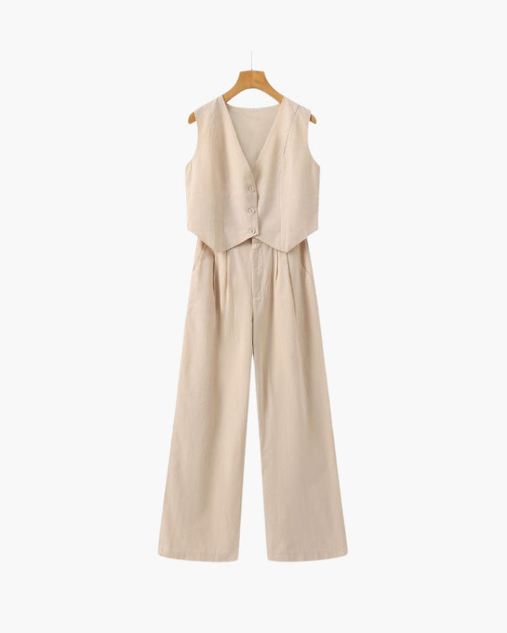 Marini | Set elegante due pezzi in lino