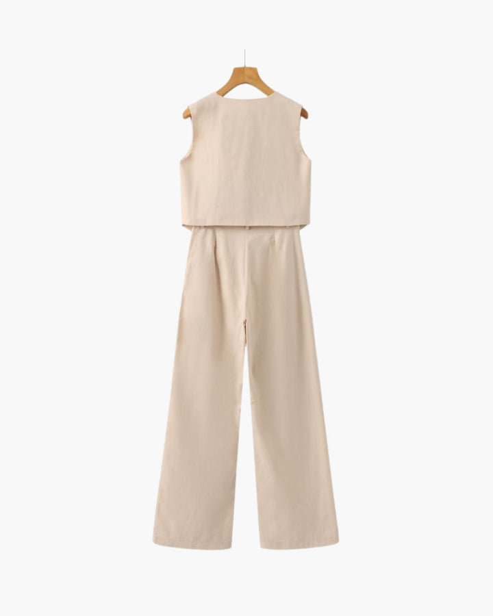 Marini | Set elegante due pezzi in lino