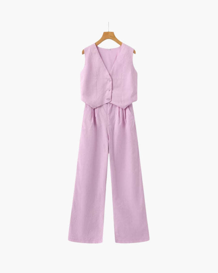 Marini | Set elegante due pezzi in lino