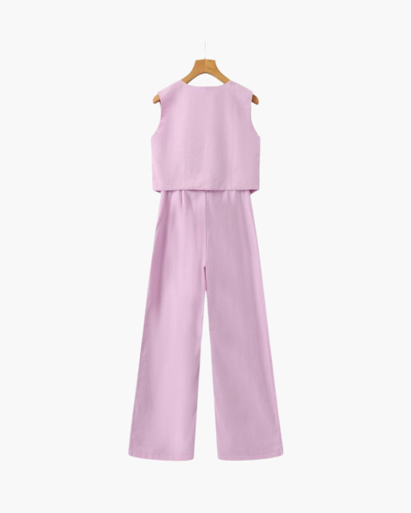 Marini | Set elegante due pezzi in lino