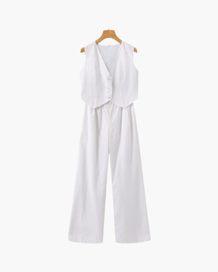 Marini | Set elegante due pezzi in lino