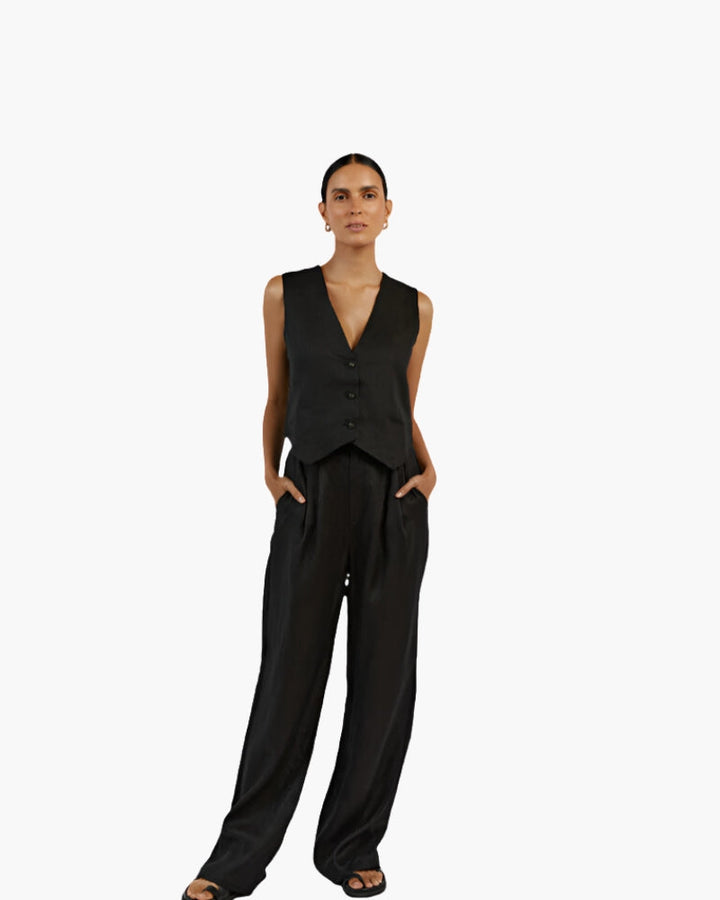 Marini | Set elegante due pezzi in lino