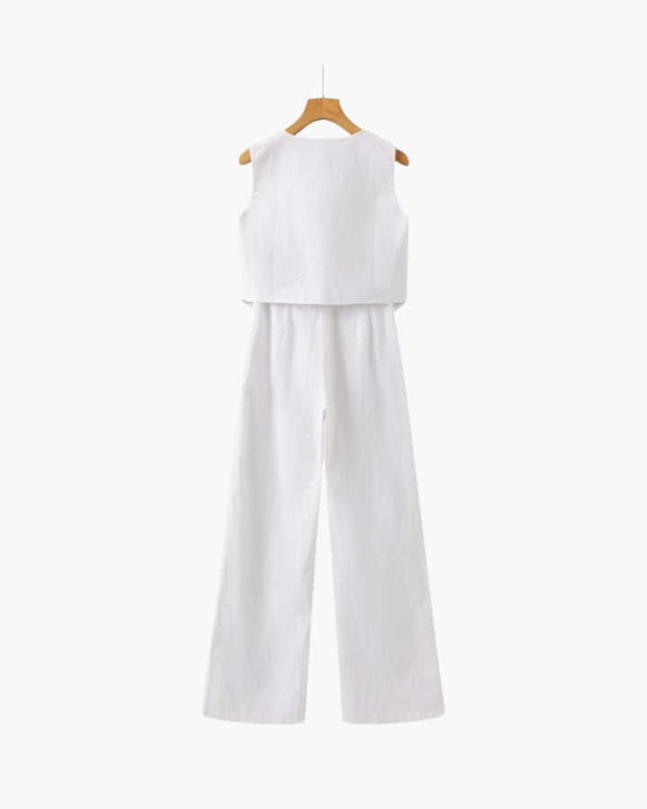Marini | Set elegante due pezzi in lino