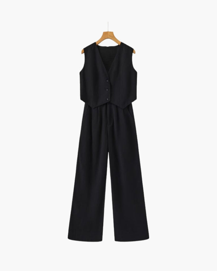 Marini | Set elegante due pezzi in lino