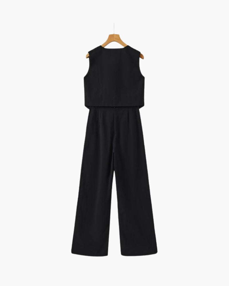 Marini | Set elegante due pezzi in lino