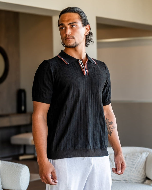 Marini | Versatile polo in cotone da uomo