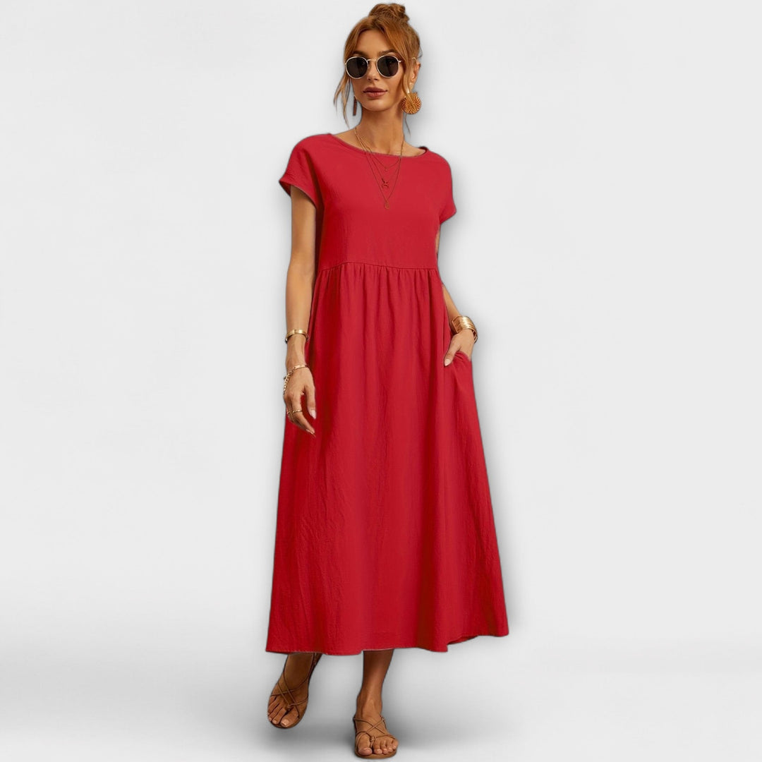 Marini | Raffinato vestito lungo da donna