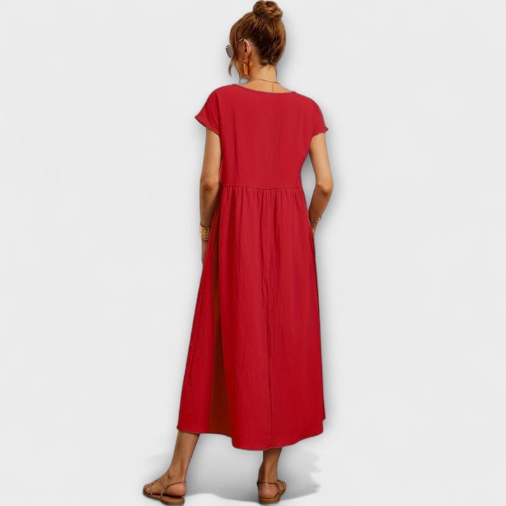Marini | Raffinato vestito lungo da donna