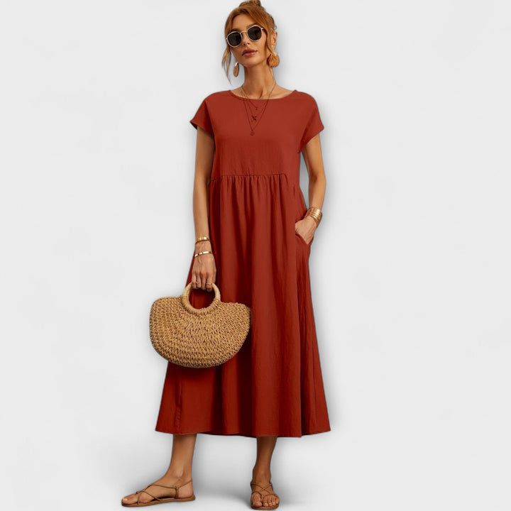 Marini | Raffinato vestito lungo da donna