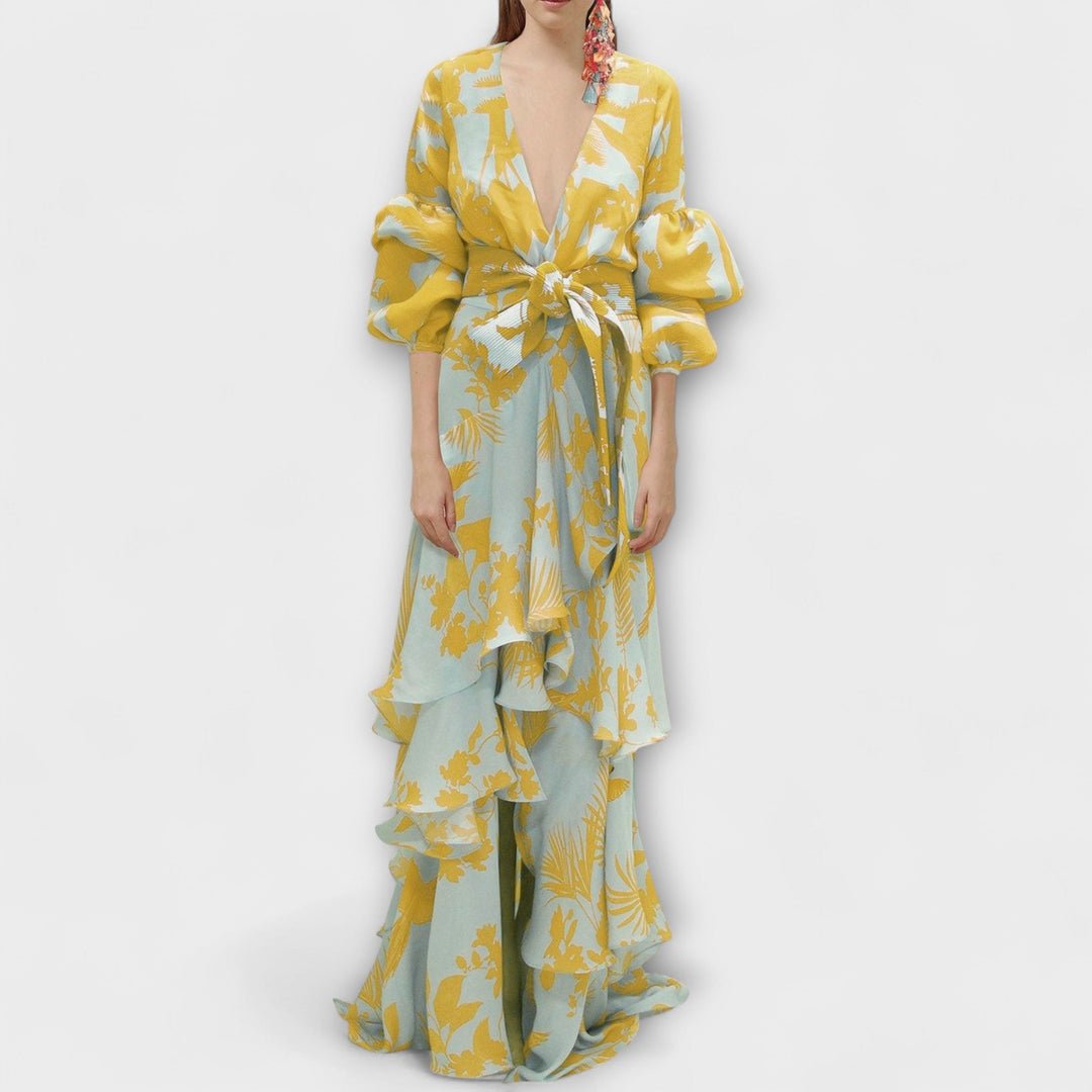 Marini | Raffinato abito in chiffon da donna