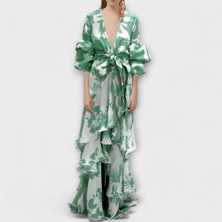 Marini | Raffinato abito in chiffon da donna