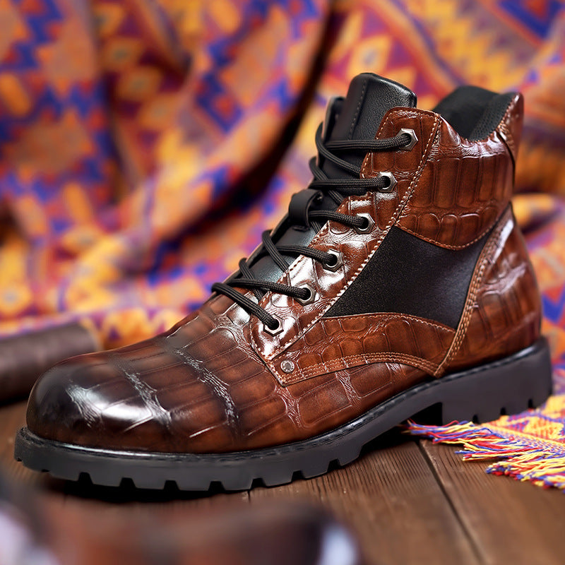 Dante Ferrara | Crocodile Leather Boots