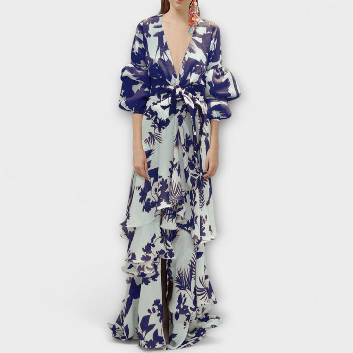 Marini | Raffinato abito in chiffon da donna