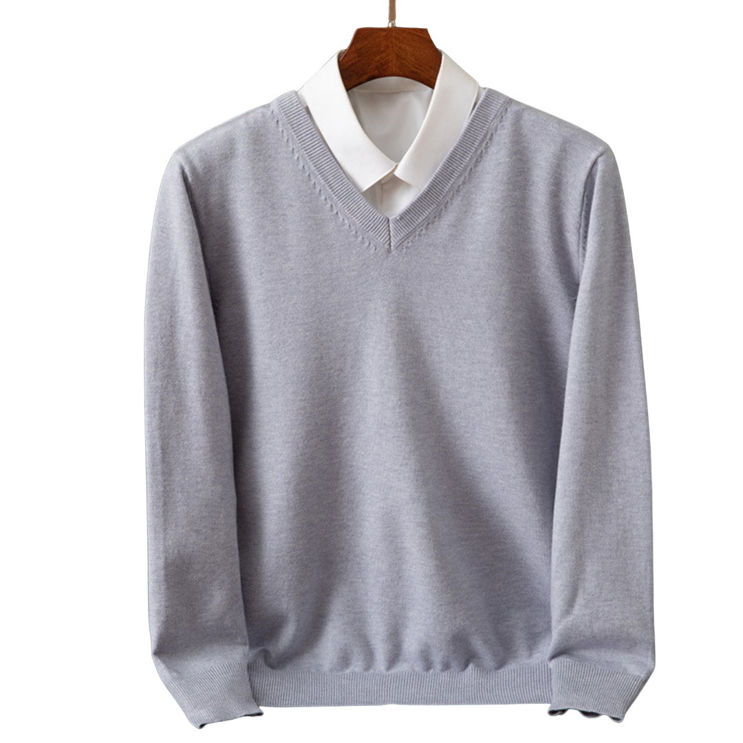 Bexford | Pure Cashmere V-Neck Sweater for Men