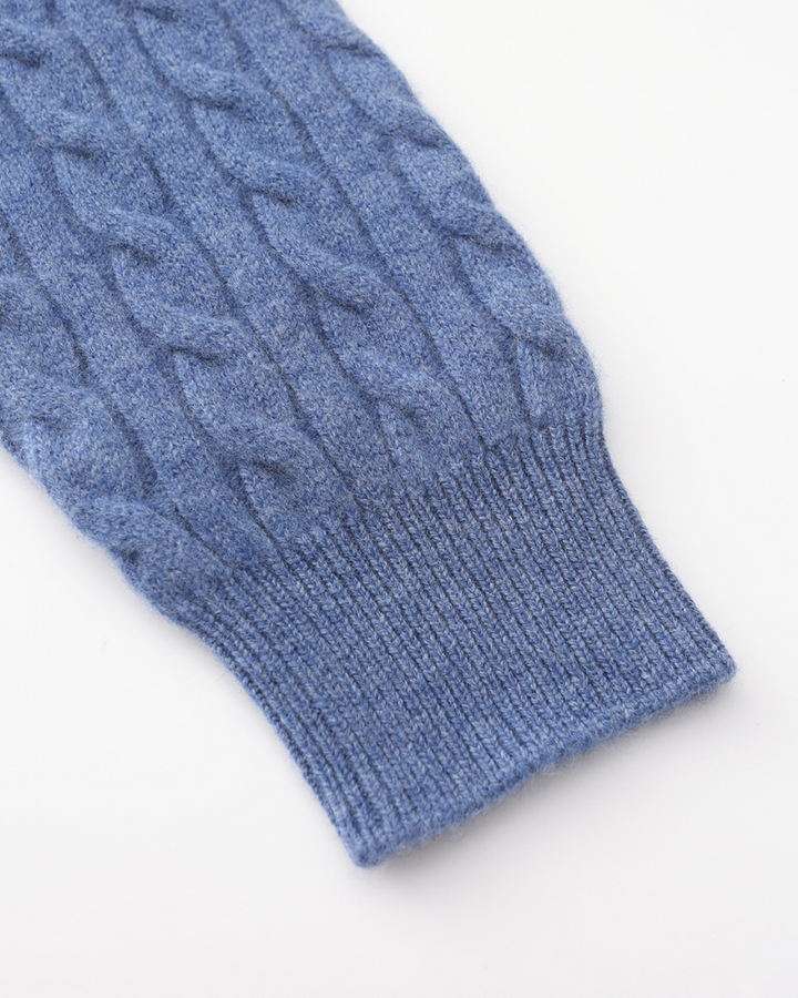 Marini | Raffinato mezzo zip in cashmere