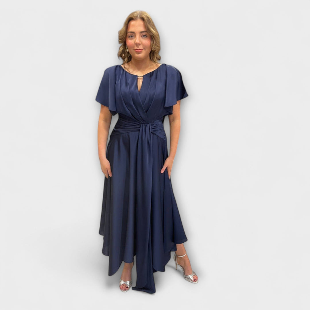 Marini | Abito drappeggiato elegante da donna