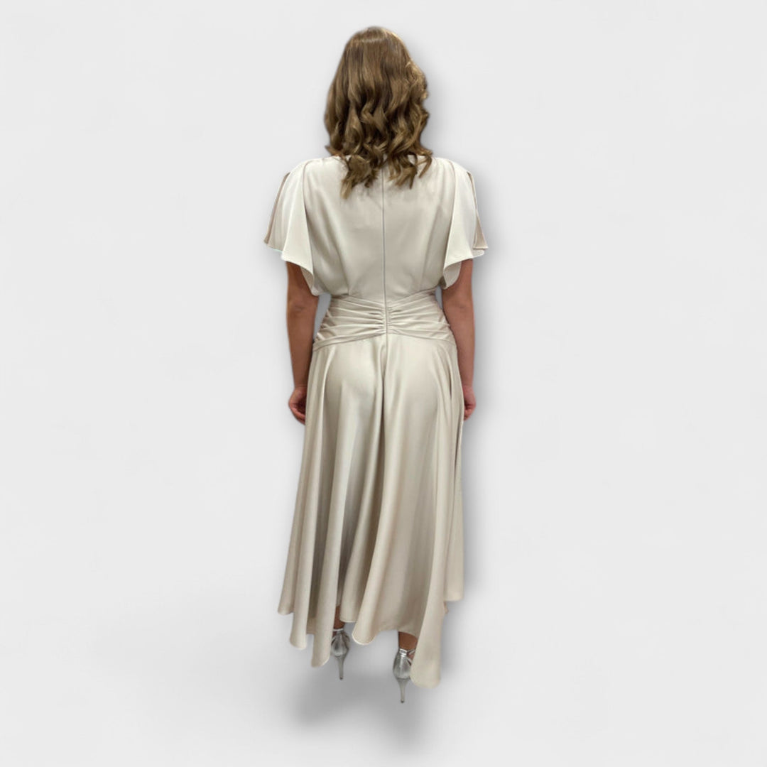 Marini | Abito drappeggiato elegante da donna