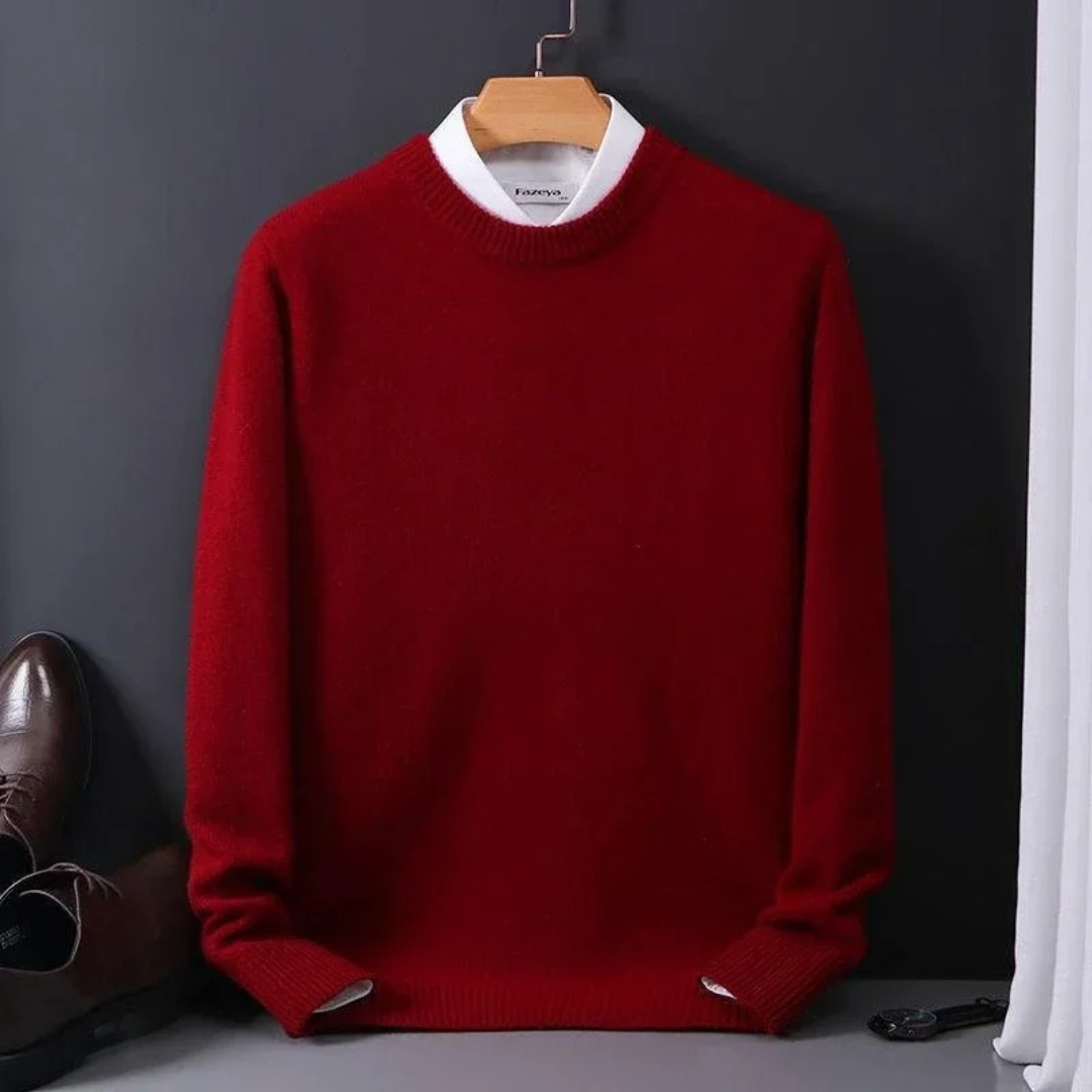 Thierry | Wool Round Neck Jumper
