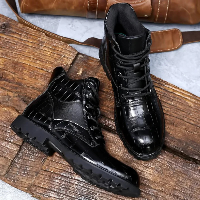 Dante Ferrara | Crocodile Leather Boots