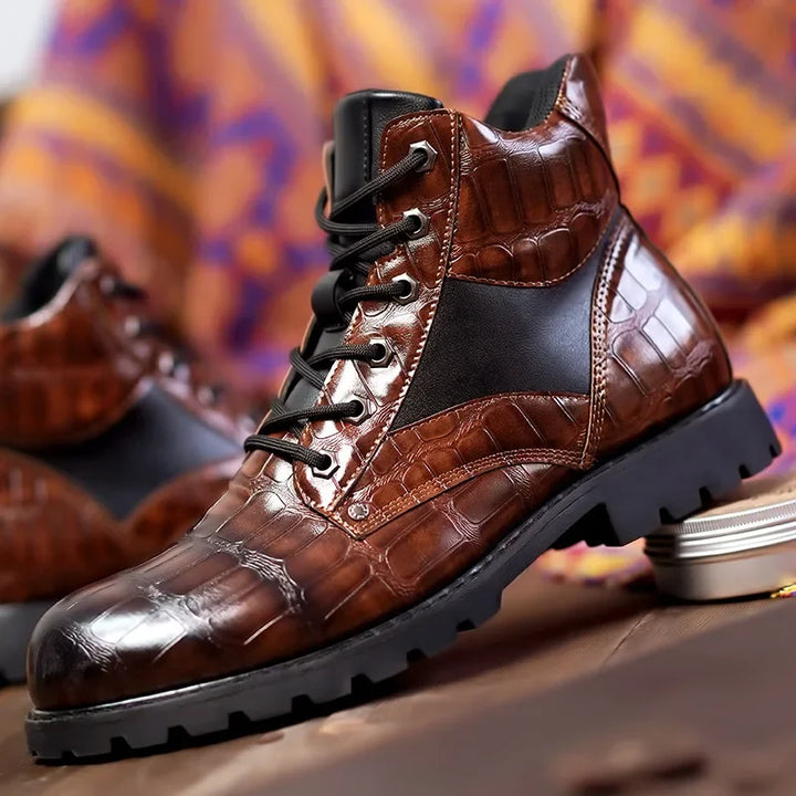 Dante Ferrara | Crocodile Leather Boots