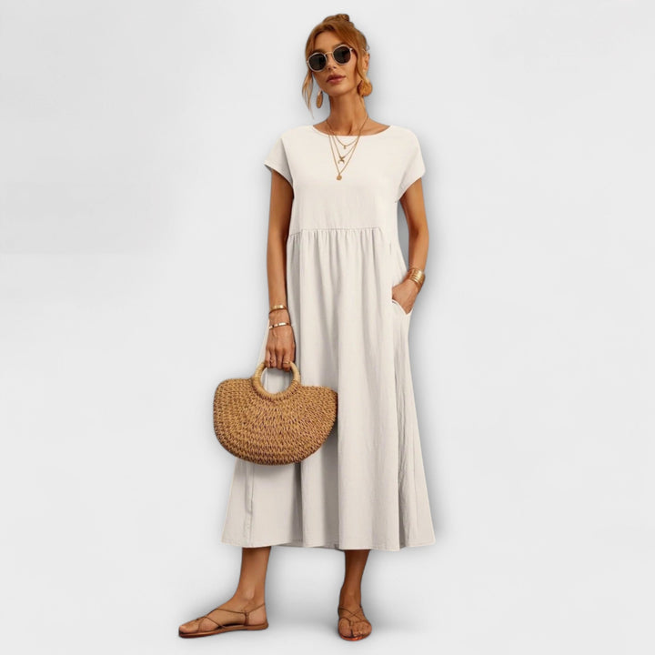 Marini | Raffinato vestito lungo da donna