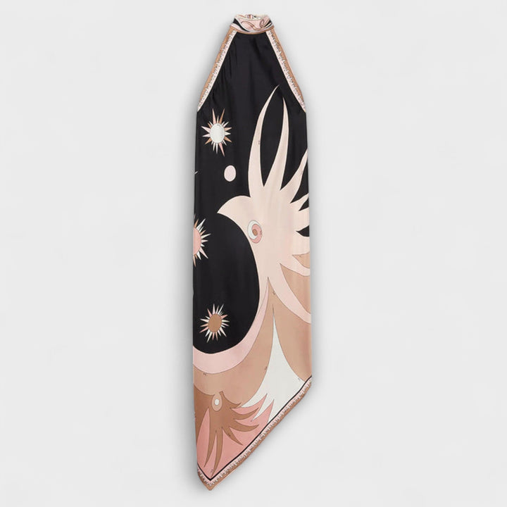 Marini | Abito in satin con spalline
