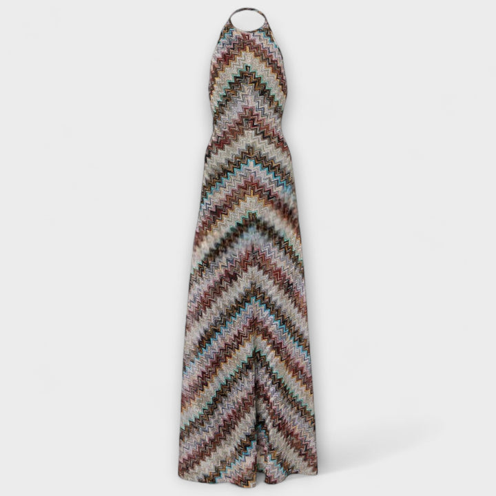 Marini | Abito in maglia a zigzag