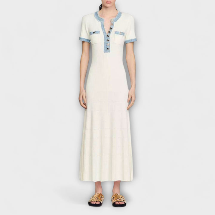 Marini | Raffinato abito maxi da donna