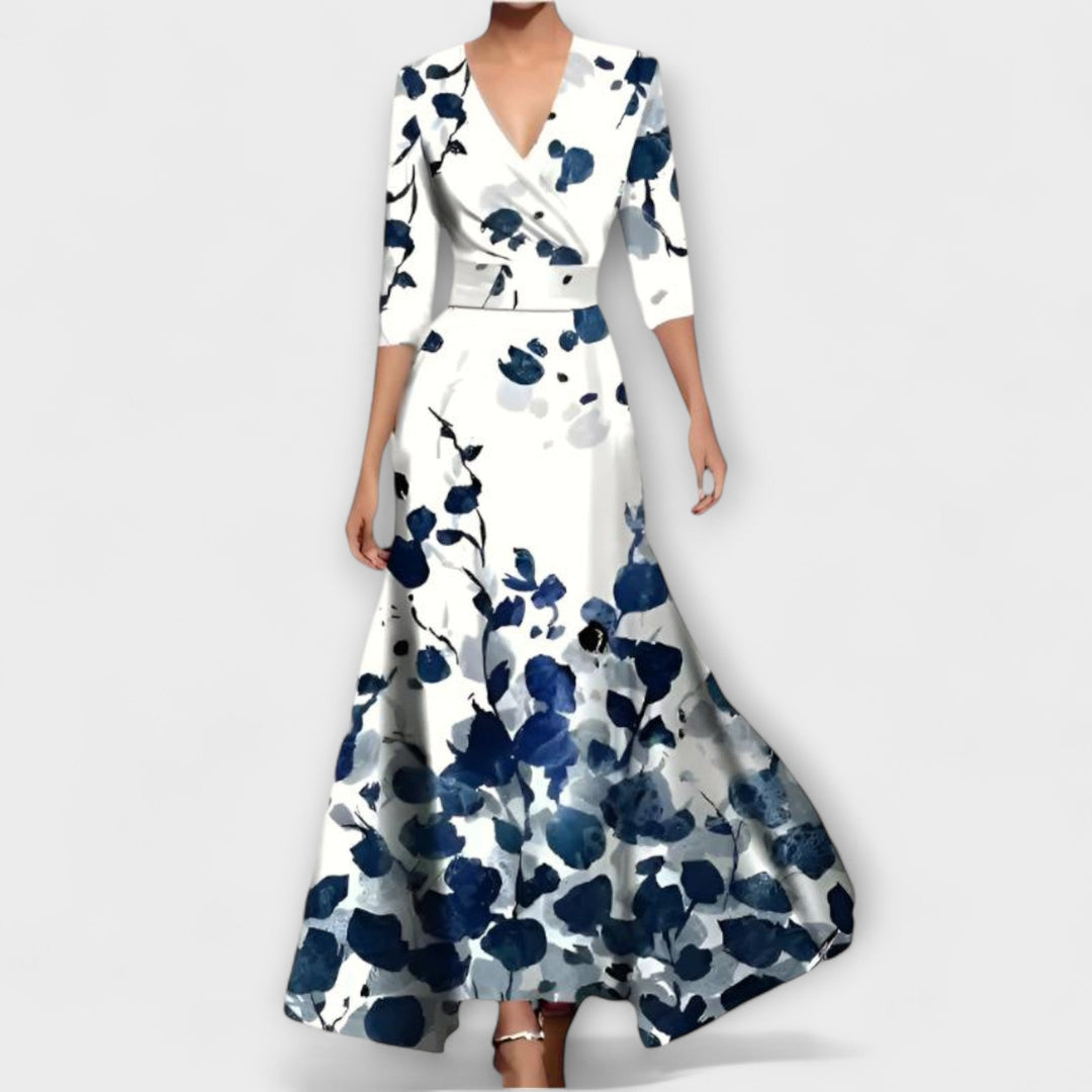 Marini | Abito elegante con maniche raffinate