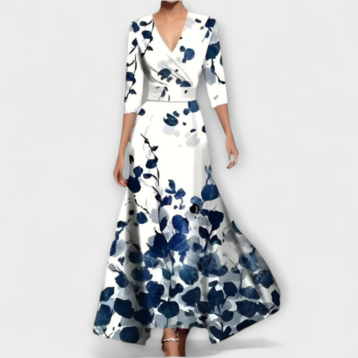Marini | Abito elegante con maniche raffinate