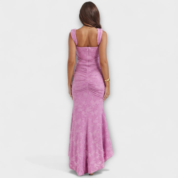 Marini | Abito lungo con corsetto elegante