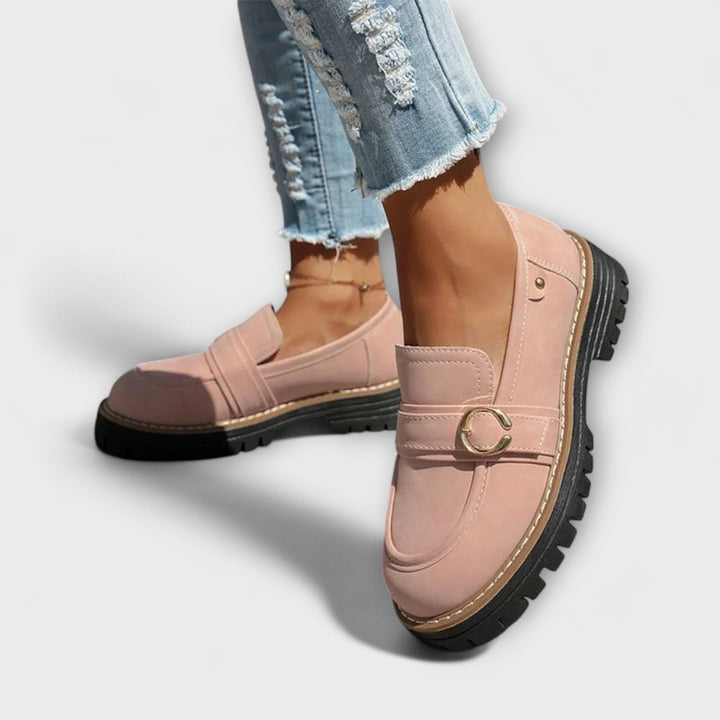 Lora™ | Mocassini Casual con Punta Rotonda
