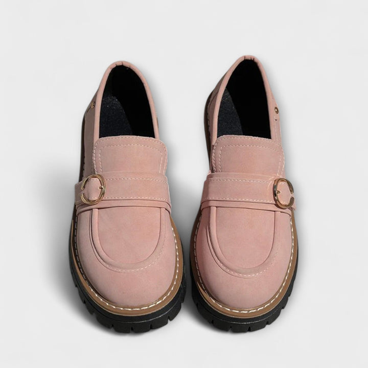 Lora™ | Mocassini Casual con Punta Rotonda