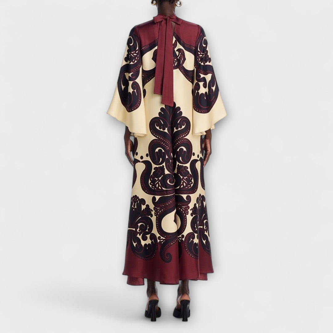 Marini | Raffinato maxidress in stampa