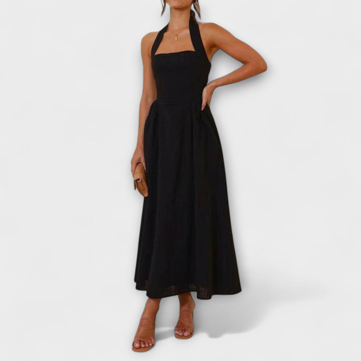 Marini | Vestito nero elegante da donna