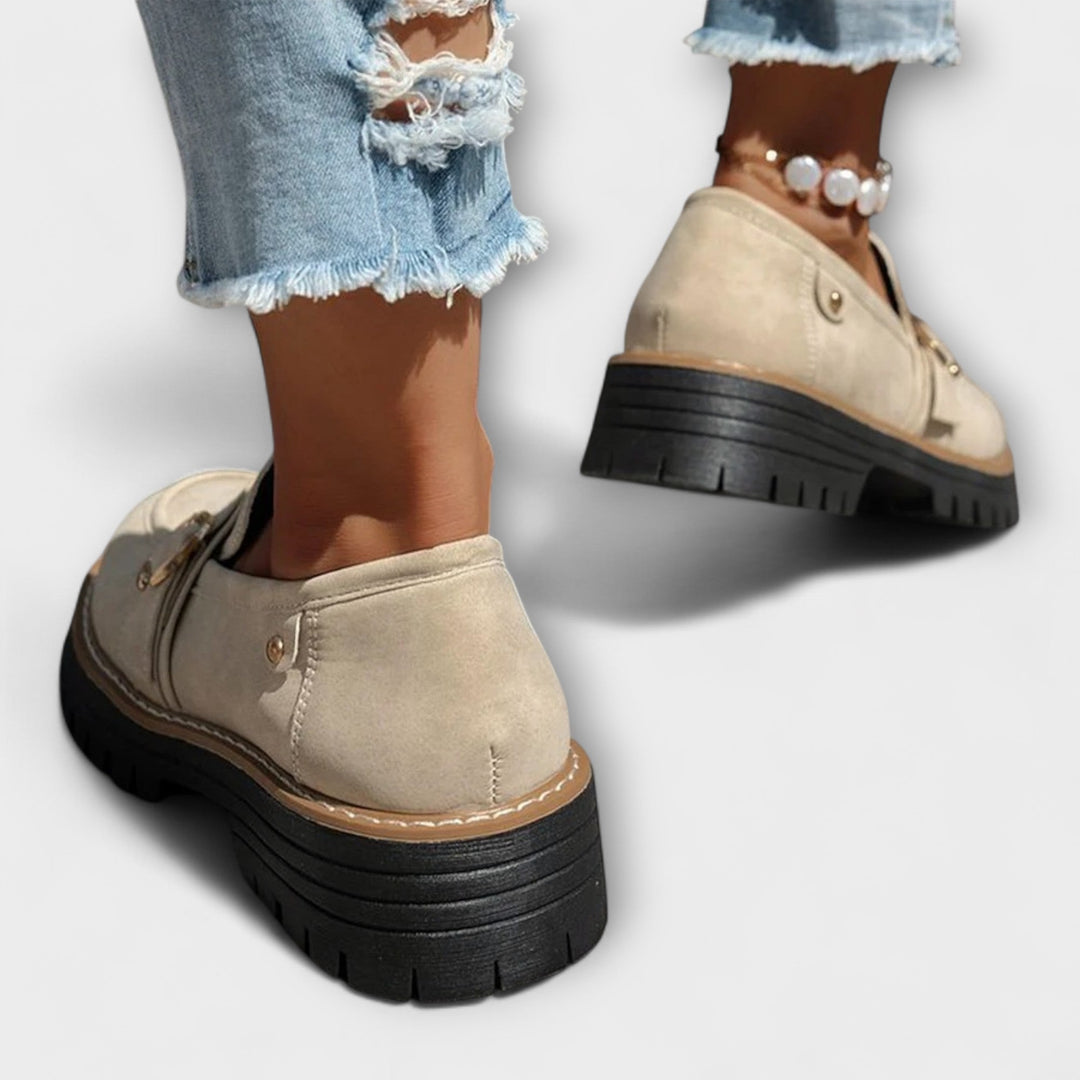 Lora™ | Mocassini Casual con Punta Rotonda