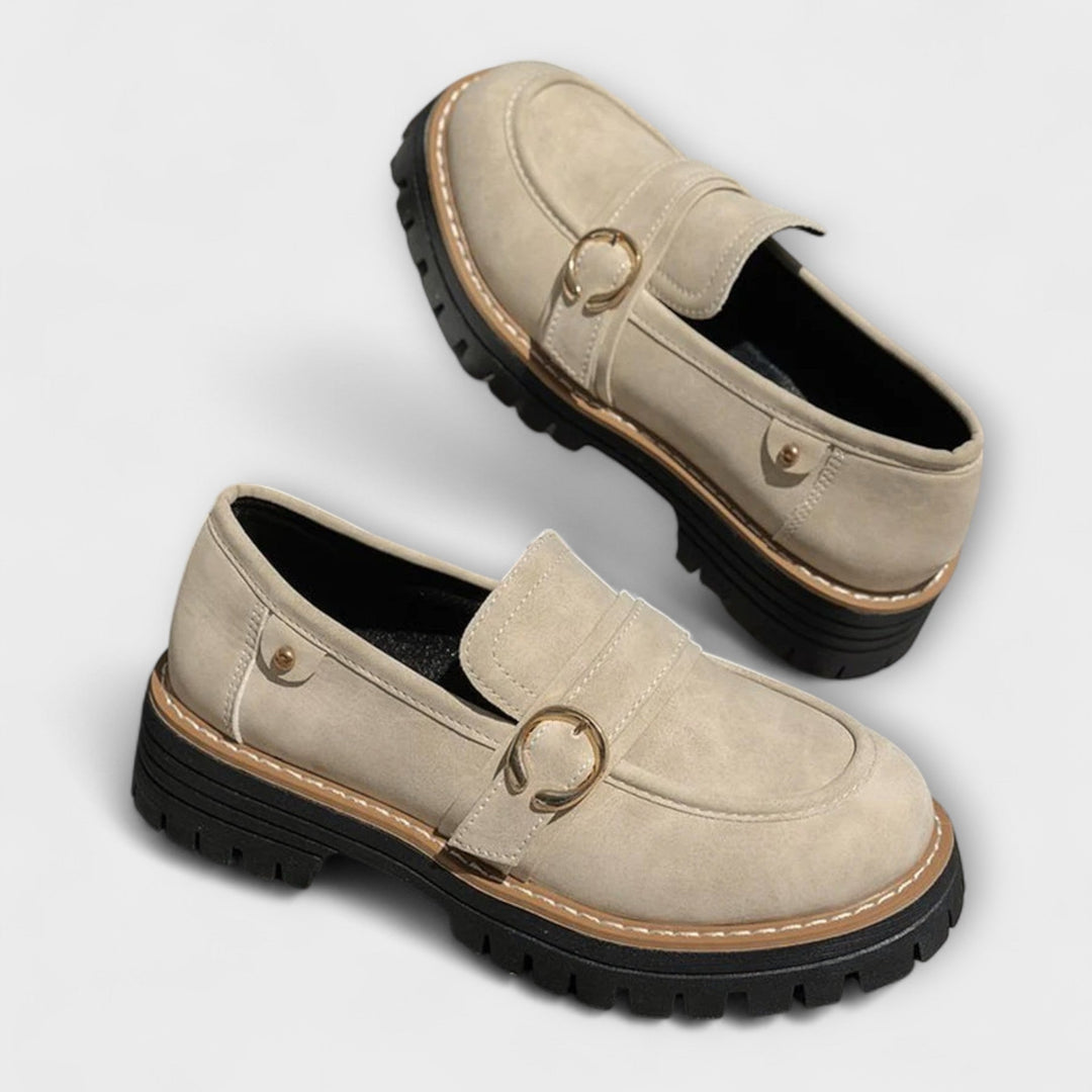 Lora™ | Mocassini Casual con Punta Rotonda