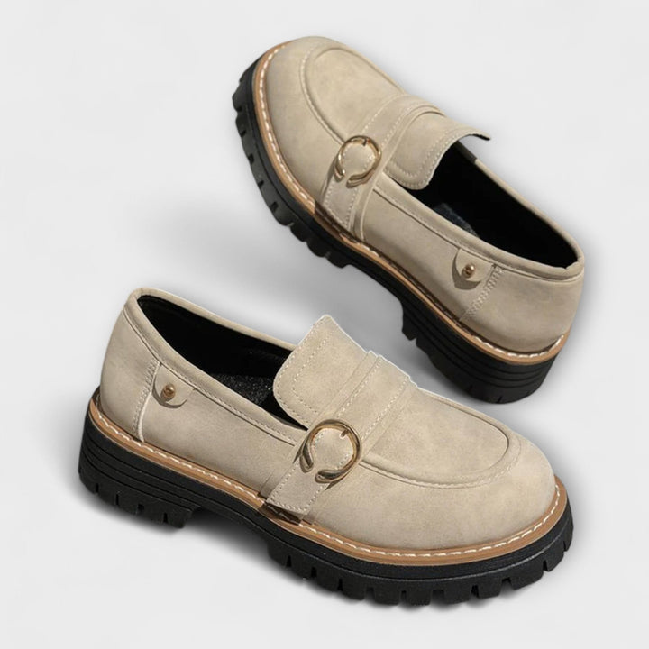 Lora™ | Mocassini Casual con Punta Rotonda