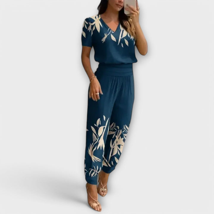 Marini | Raffinato set top e pantaloni