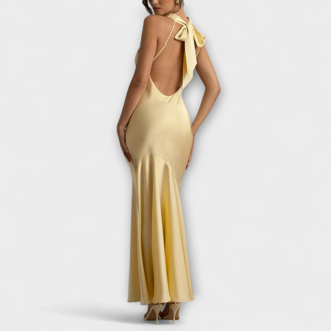 Marini | Raffinato maxikleid in satin