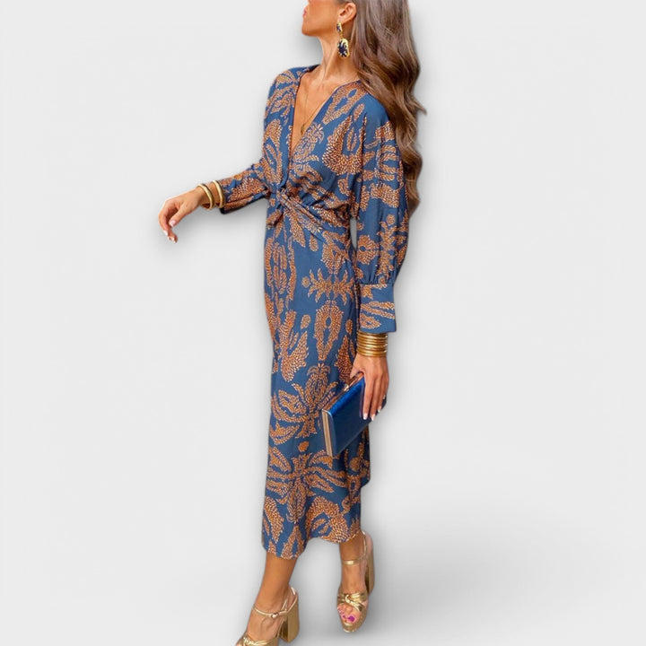 Marini | Abito elegante con maniche lunghe