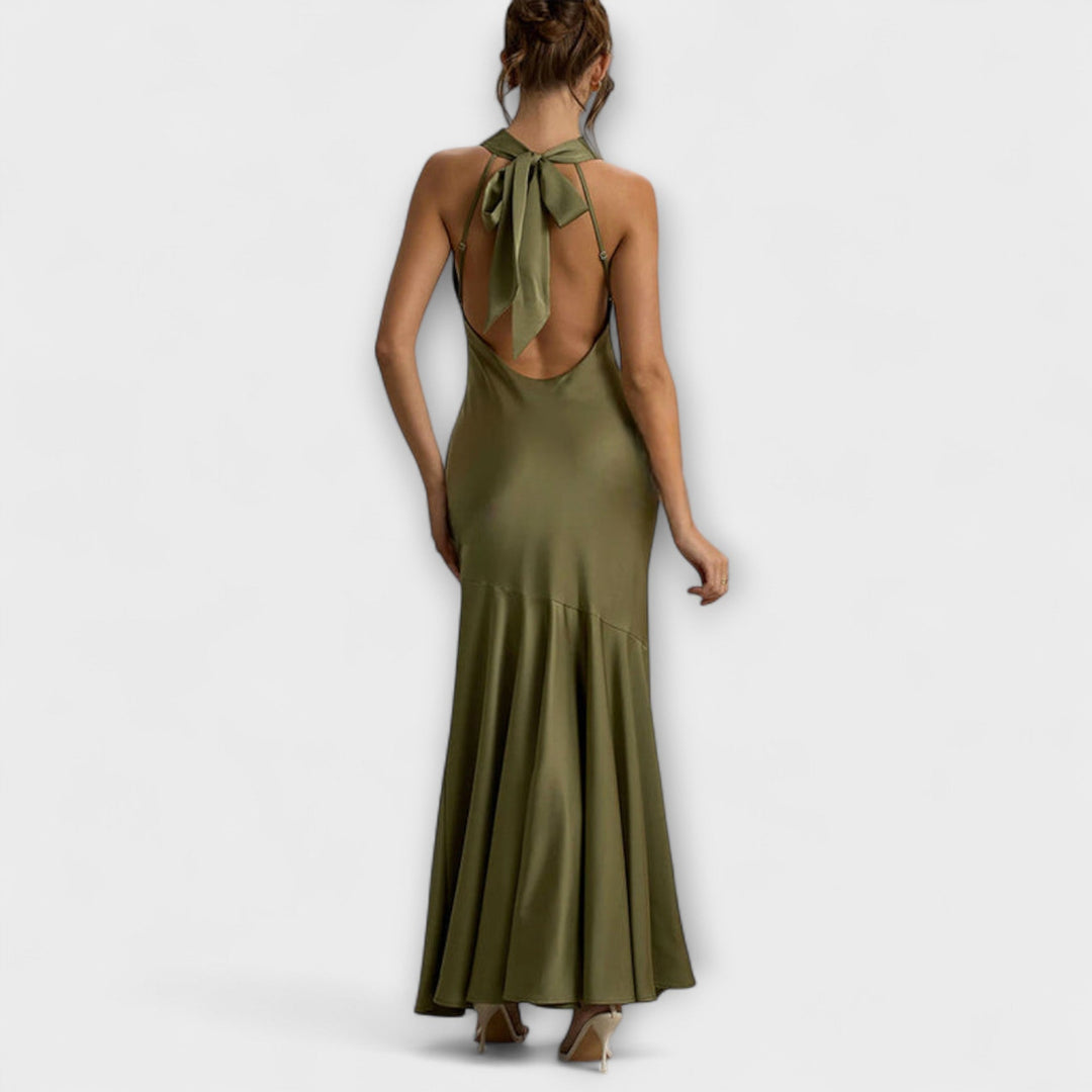 Marini | Raffinato maxikleid in satin