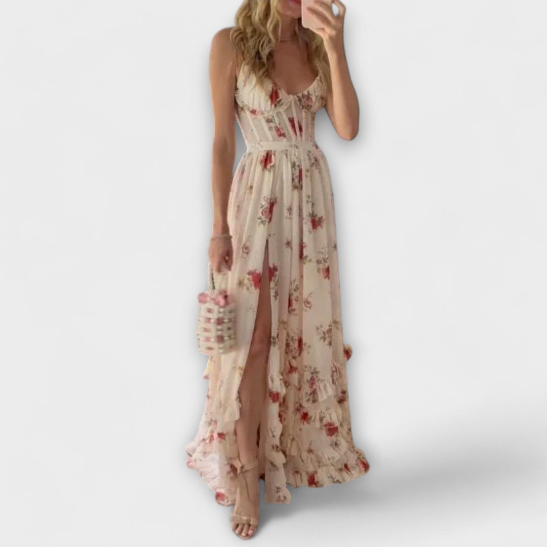 Marini | Abito floreale elegante da donna