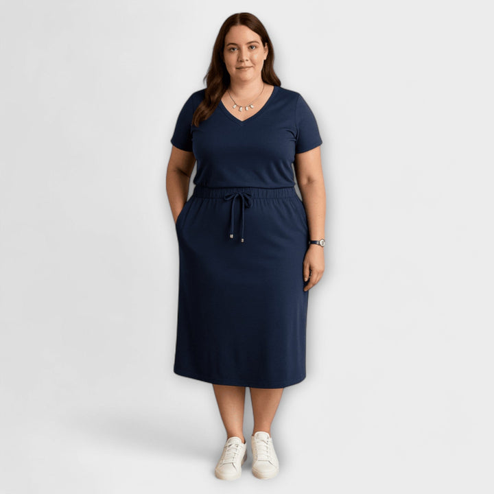 Marini | Top elegante con scollatura a V